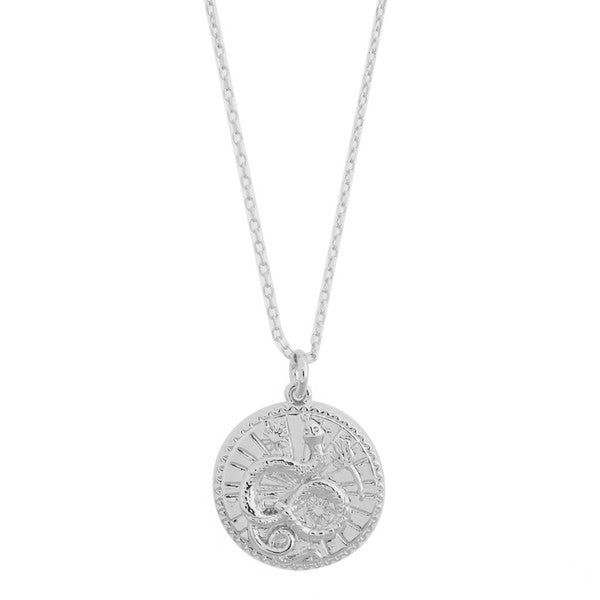 Chinese Zodiac Coin Necklace - Snake