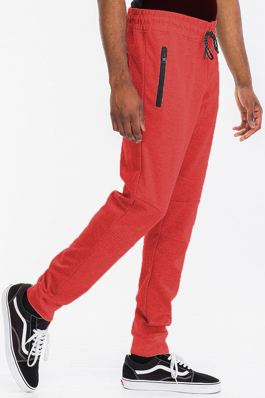 Weiv Mens Solid Heathered Jogger