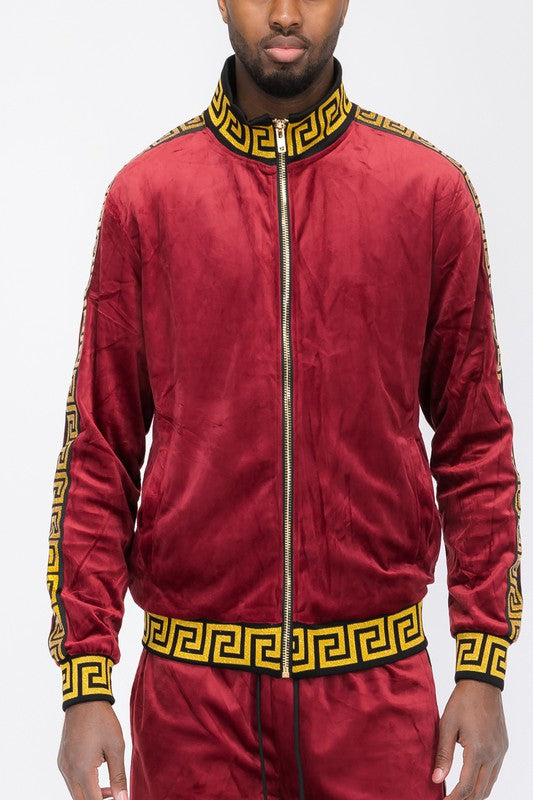 VELOUR TRACK JACKET