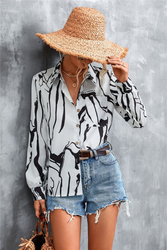 Women's Long Sleeve Blouse