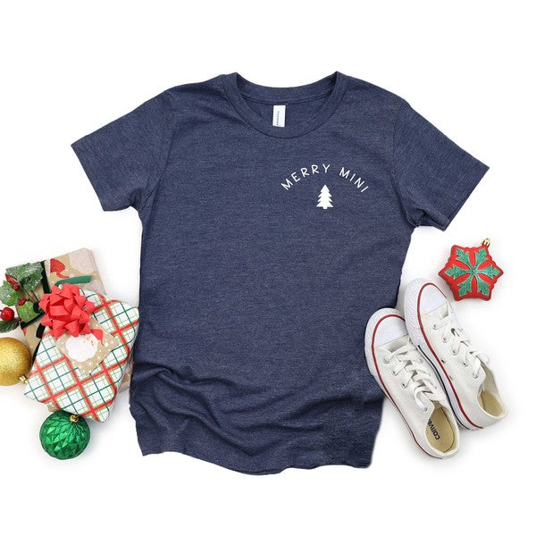 Merry Mini Tree Mini Youth Short Sleeve Tee