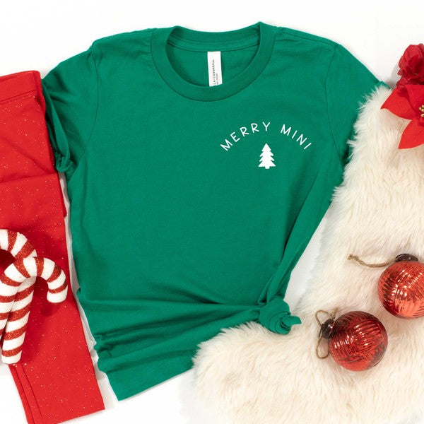 Merry Mini Tree Mini Youth Short Sleeve Tee