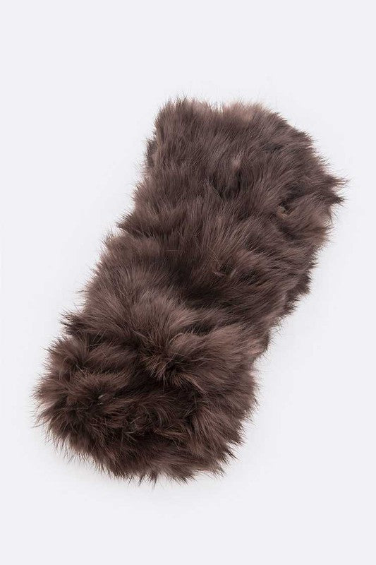 Soft Fur Convertible Headband Headband