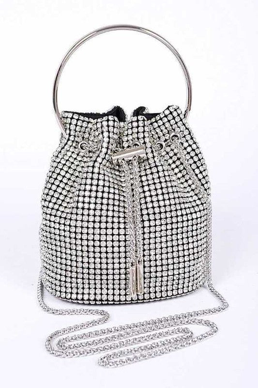 Oversize Rhinestone Iconic Bucket Bag