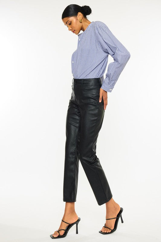 HIGH RISE SKINNY STRAIGHT-KC2075BK