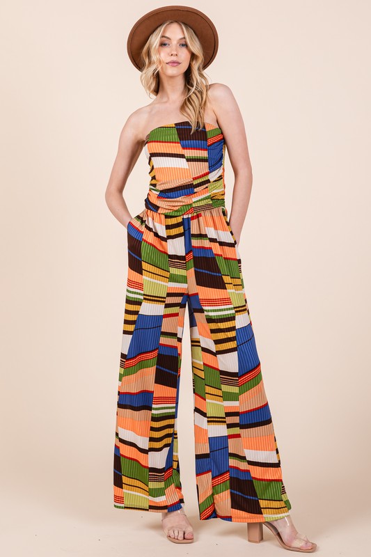 Wide Leg Jumpsuit with Pockets