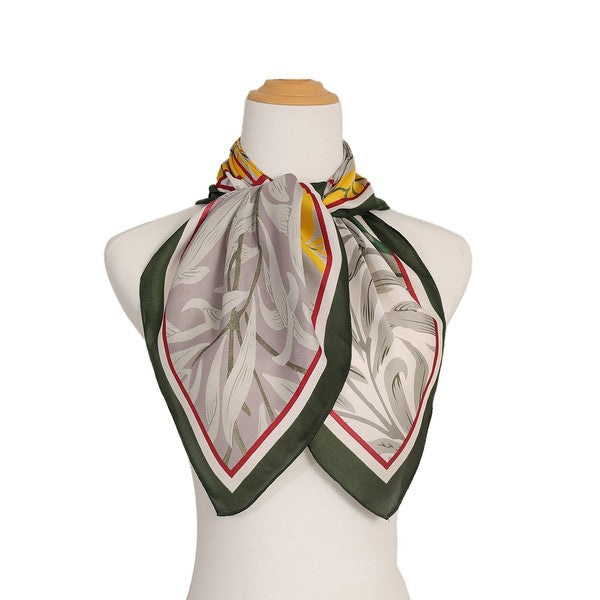 LEAF SHAPE PATTERN SCARF