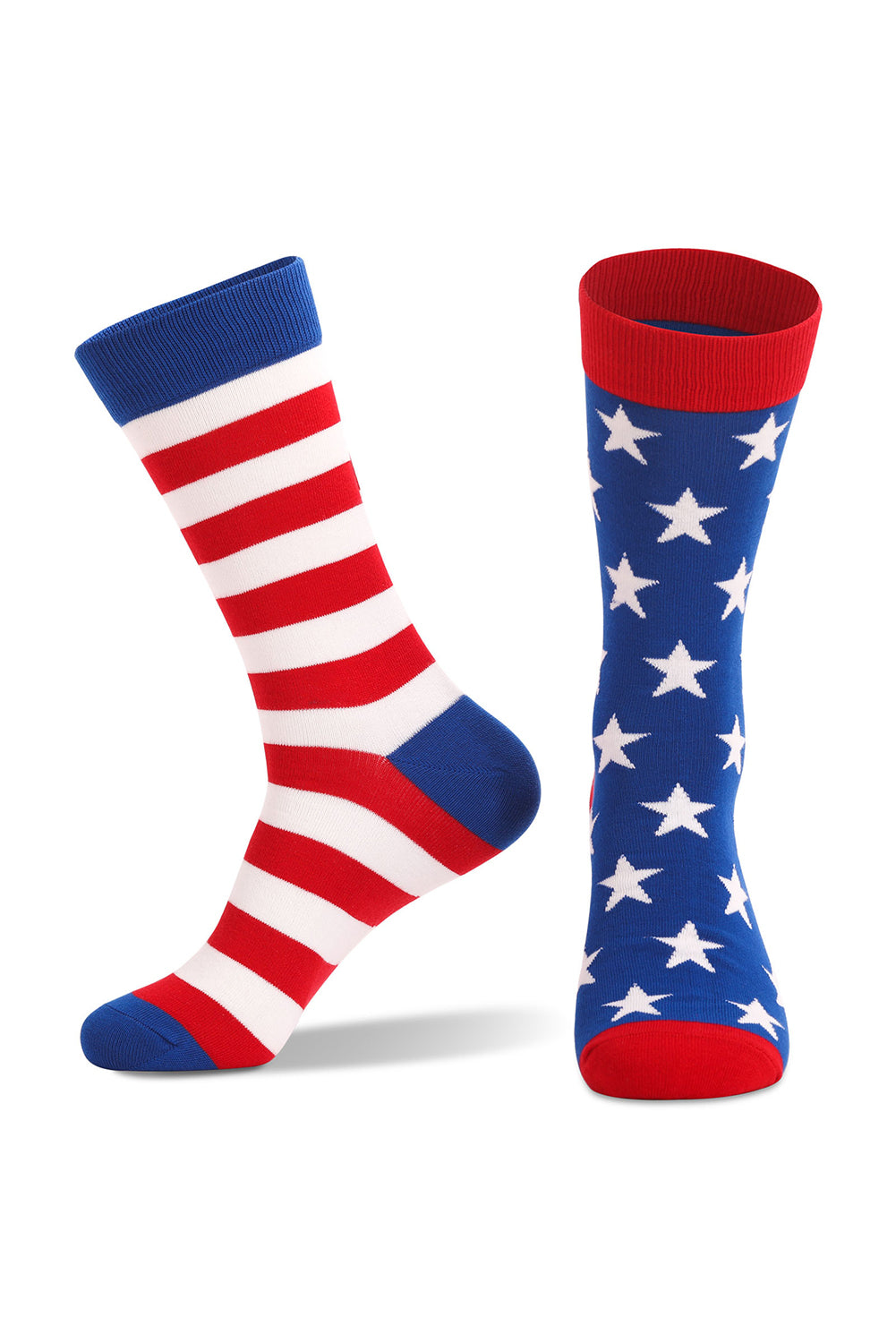 Sail Blue American Flag Pattern Soft Knitted Socks