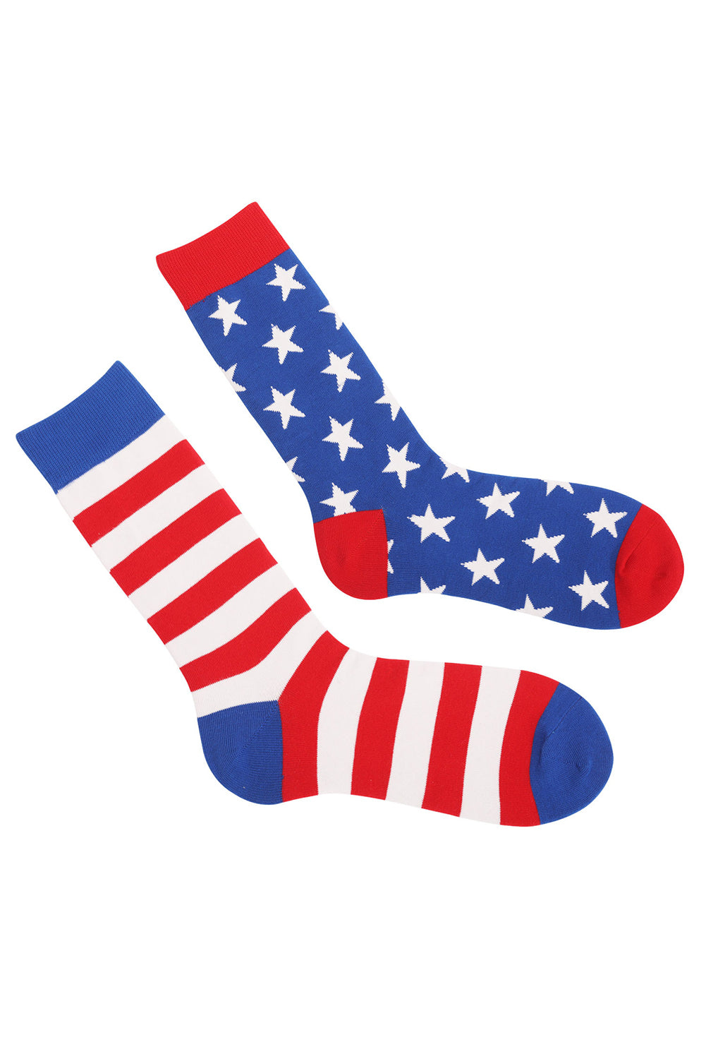 Sail Blue American Flag Pattern Soft Knitted Socks