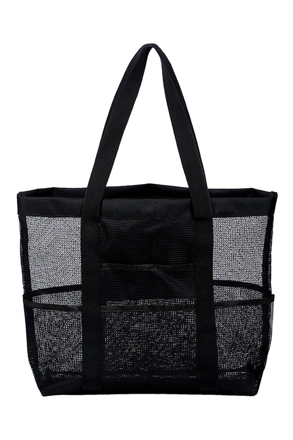 Black Mesh Travel Toiletry Storage Large Capacity Bag