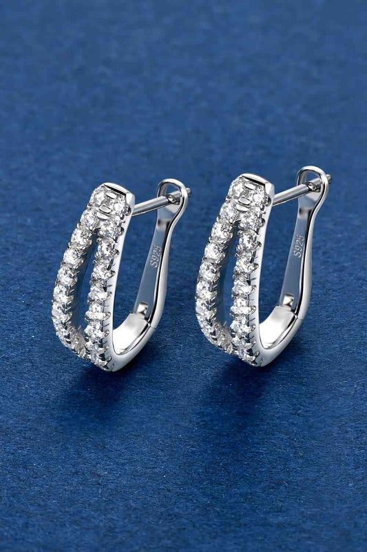 Moissanite 925 Sterling Silver Earrings